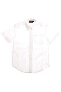 Школьная рубашка с короткими рукавами Universal Textiles, белый