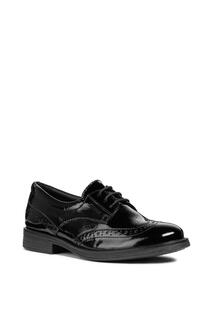 Кожаные туфли &apos;J Agata D&apos; Geox, черный