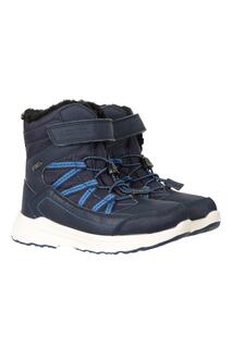Водонепроницаемые зимние ботинки Denver с текстильным верхом Mountain Warehouse, синий