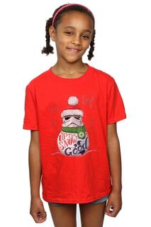 Хлопковая футболка Stormtrooper Up To Snow Star Wars, красный