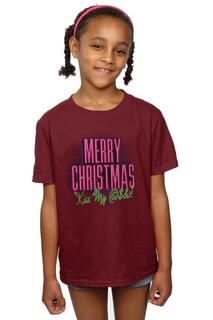 Хлопковая футболка «Поцелуй меня в задницу» National Lampoon&apos;s Christmas Vacation, красный