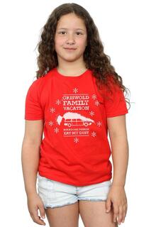 Хлопковая футболка Eat My Dust National Lampoon&apos;s Christmas Vacation, красный