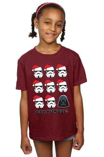 Хлопковая футболка «Рождественский обман» Star Wars, красный