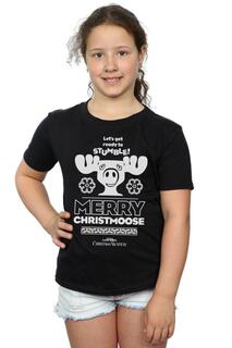 Хлопковая футболка Merry Christmoose National Lampoon&apos;s Christmas Vacation, черный