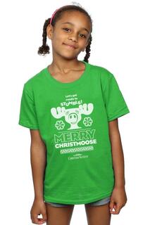 Хлопковая футболка Merry Christmoose National Lampoon&apos;s Christmas Vacation, зеленый