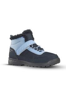Теплые водонепроницаемые походные ботинки Decathlon Sh100, размер 24C 34C Quechua, серый