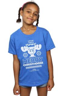 Хлопковая футболка Merry Christmoose National Lampoon&apos;s Christmas Vacation, синий