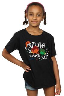 Хлопковая футболка Yule Crack Up National Lampoon&apos;s Christmas Vacation, черный