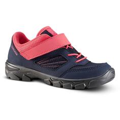 Походные туфли Decathlon с язычком Mh100 от размера Jr 7 до размера 2 для взрослых Quechua, розовый