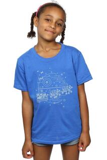 Хлопковая футболка «Звезда Смерти» Star Wars, синий