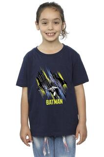Хлопковая футболка с летающим Бэтменом DC Comics, темно-синий