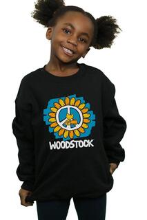 Толстовка «Цветочный мир» Woodstock, черный