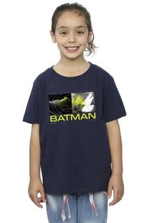 Хлопковая футболка «Флэш Бэтмен: Будущее в прошлом» DC Comics, темно-синий