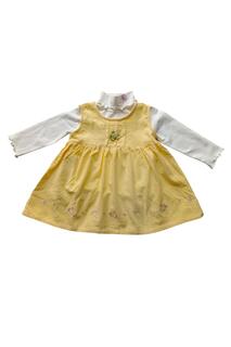Комплект из платья и блузки Cinda, желтый