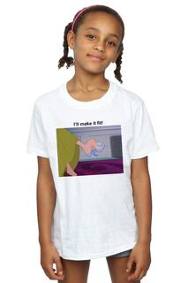 Хлопковая футболка I&apos;ll Make It Fit Disney Princess, белый