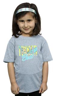 Хлопковая футболка с надписью Tinker Bell Disney, серый