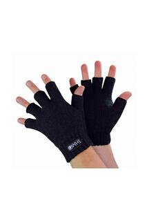 Зимние термотеплые перчатки без пальцев из тинсулейта на флисовой подкладке THMO, черный