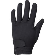 Перчатки Decathlon Basic для верховой езды Fouganza, черный