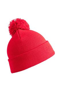 Зимняя шапка с помпоном Essentials Result, красный