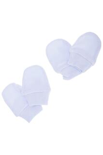 Эластичные варежки для новорожденных из 100% хлопка (2 пары в упаковке) Universal Textiles, синий