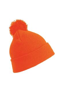 Зимняя шапка с помпоном Essentials Result, оранжевый