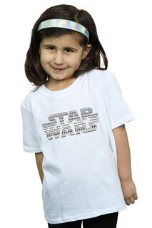 Однотонная хлопковая футболка с логотипом Aztec Star Wars, белый