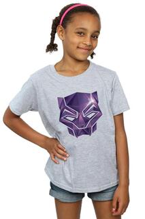 Хлопковая футболка с геометрическим рисунком «Мстители: Война бесконечности» Черная пантера Marvel, серый