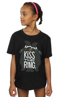 Хлопковая футболка Zootropolis Kiss The Ring Disney, черный