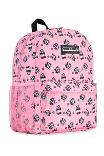 Школьный рюкзак Minecraft, розовый