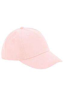 Бейсбольная кепка из органического хлопка с 5 панелями Beechfield, розовый Beechfield®