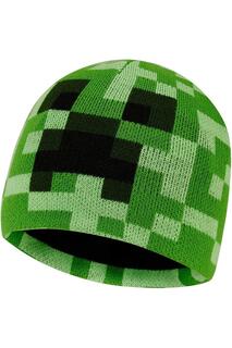 Шапка-бини Minecraft, зеленый