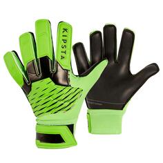 Футбольные вратарские перчатки Decathlon F100 Resist Kipsta, зеленый