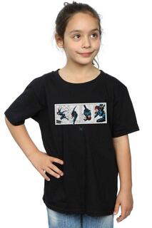 Хлопковая футболка с комиксами «Черная вдова» Marvel Comics, черный