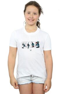 Хлопковая футболка с комиксами «Черная вдова» Marvel Comics, белый
