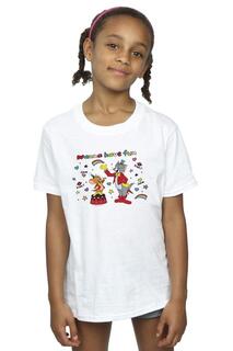 Хлопковая футболка «Хочу повеселиться» Tom &amp; Jerry, белый