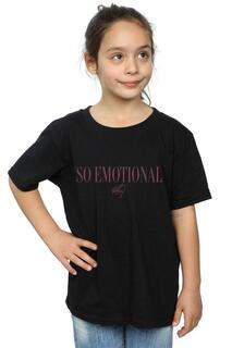 Хлопковая футболка So Emotional Whitney Houston, черный