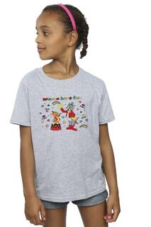 Хлопковая футболка «Хочу повеселиться» Tom &amp; Jerry, серый