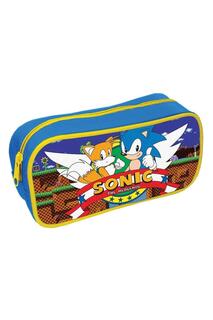 Пенал с логотипом Sonic the Hedgehog, синий