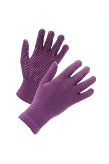 Перчатки для верховой езды Suregrip Shires, фиолетовый
