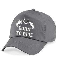 Бейсбольная кепка Born To Ride 60 SECOND MAKEOVER, серый