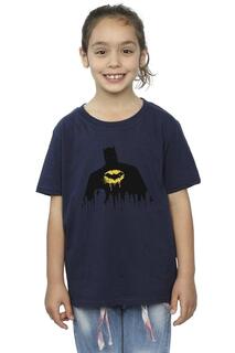 Хлопковая футболка с раскраской «Бэтмен Тень» DC Comics, темно-синий