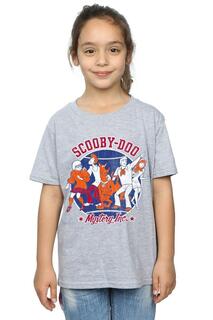 Хлопковая футболка Collegiate Circle Scooby Doo, серый