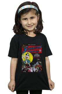 Хлопковая футболка с обложкой Wonder Woman Sensation Comics, выпуск 1 DC Comics, черный