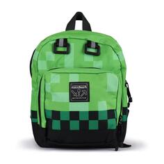 Мини-рюкзак с узором Creeper Minecraft, зеленый