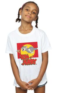 Хлопковая футболка Chase Scene Tom &amp; Jerry, белый