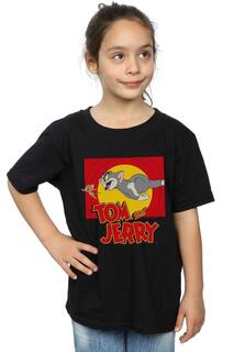 Хлопковая футболка Chase Scene Tom &amp; Jerry, черный