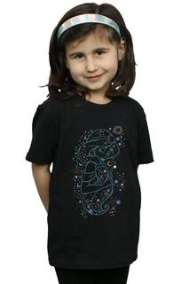 Хлопковая футболка «Аладдин Принцесса Жасмин» с надписью «Звезды» Disney, черный