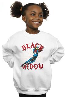 Толстовка Black Widow Web Marvel, белый