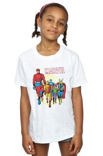 Хлопковая футболка Atlas Group Marvel Comics, белый