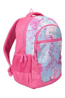 Рюкзак с принтом Рюкзак с регулируемым плечевым ремнем и мягкой подкладкой Mountain Warehouse, розовый